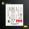 Kelik MiG-21 F-13 - interior 3D decals for Trumpeter kit - 3D belsőtér-részletező matricakészlet