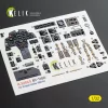 Kelik Bf-110D - interior 3D decals for Dragon/Hobby 2000 kit - 3D belsőtér-részletező matricakészlet, Dragon/Hobby 2000 makettekhez