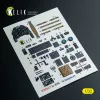 Kelik Ju-87G - interior 3D decals for Hasegawa kit - 3D belsőtér-részletező matricakészlet