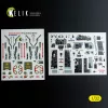 Kelik F-4C - interior 3D decals for Tamiya kit - 3D belsőtér-részletező matricakészlet