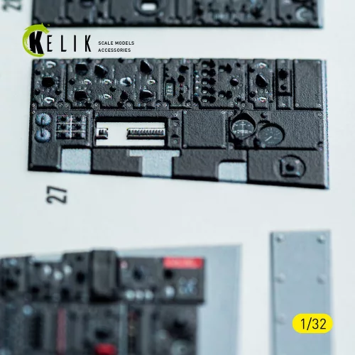 Kelik F-4C - interior 3D decals for Tamiya kit - 3D belsőtér-részletező matricakészlet
