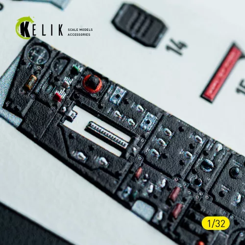 Kelik F-4C - interior 3D decals for Tamiya kit - 3D belsőtér-részletező matricakészlet