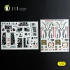 Kelik F-4D - interior 3D decals for Tamiya kit - 3D belsőtér-részletező matricakészlet
