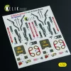 Kelik F-4D - interior 3D decals for Tamiya kit - 3D belsőtér-részletező matricakészlet