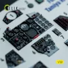 Kelik F-4D - interior 3D decals for Tamiya kit - 3D belsőtér-részletező matricakészlet