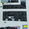 Kelik F-4D - interior 3D decals for Tamiya kit - 3D belsőtér-részletező matricakészlet