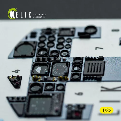 Kelik F-15C MSIP II- interior 3D decals for Tamiya kit - 3D belsőtér-részletező matricakészlet