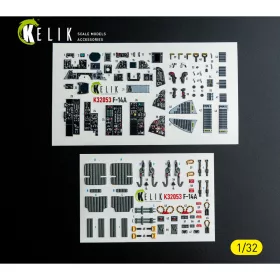   Kelik F-14A - interior 3D decals for Tamiya kit - 3D belsőtér-részletező matricakészlet