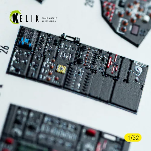 Kelik F-14A - interior 3D decals for Tamiya kit - 3D belsőtér-részletező matricakészlet