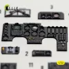 Kelik OV-10D Bronco - interior 3D decals for Kitty Hawk/Zimi models kit - 3D belsőtér-részletező matricakészlet
