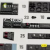 Kelik OV-10D Bronco - interior 3D decals for Kitty Hawk/Zimi models kit - 3D belsőtér-részletező matricakészlet