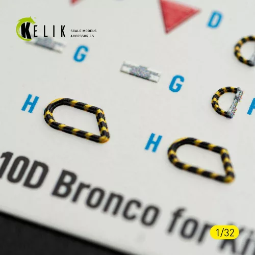 Kelik OV-10D Bronco - interior 3D decals for Kitty Hawk/Zimi models kit - 3D belsőtér-részletező matricakészlet