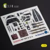 Kelik Bf-109 G2/4 - interior 3D decals for Revell - 3D belsőtér-részletező matricakészlet