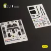 Kelik RF-5E - interior 3D decals for Kitty Hawk/Zimi models kit - 3D belsőtér-részletező matricakészlet