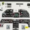 Kelik RF-5E - interior 3D decals for Kitty Hawk/Zimi models kit - 3D belsőtér-részletező matricakészlet