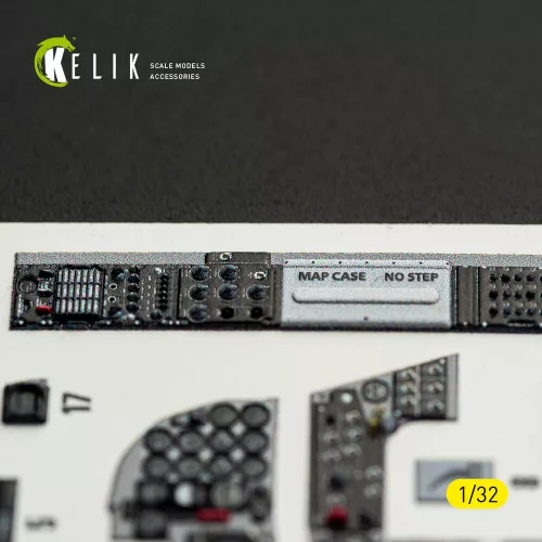 Kelik RF-5E - interior 3D decals for Kitty Hawk/Zimi models kit - 3D belsőtér-részletező matricakészlet