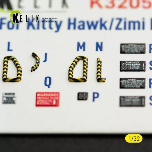 Kelik RF-5E - interior 3D decals for Kitty Hawk/Zimi models kit - 3D belsőtér-részletező matricakészlet