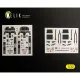Kelik F-5F - interior 3D decals for Kitty Hawk/Zimi models kit - 3D belsőtér-részletező matricakészlet