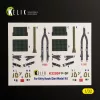 Kelik F-5F - interior 3D decals for Kitty Hawk/Zimi models kit - 3D belsőtér-részletező matricakészlet