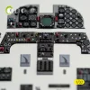 Kelik F-5F - interior 3D decals for Kitty Hawk/Zimi models kit - 3D belsőtér-részletező matricakészlet