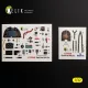 Kelik Spitfire Mk.IIa - interior 3D decals for Revell - 3D belsőtér-részletező matricakészlet
