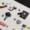 Kelik Spitfire Mk.IIa - interior 3D decals for Revell - 3D belsőtér-részletező matricakészlet