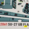 Kelik SU-27UB Flanker C - interior 3D decals for Trumpeter kit - 3D belsőtér-részletező matricakészlet