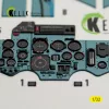 Kelik SU-27UB Flanker C - interior 3D decals for Trumpeter kit - 3D belsőtér-részletező matricakészlet