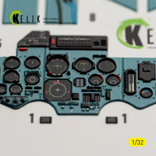 Kelik SU-27UB Flanker C - interior 3D decals for Trumpeter kit - 3D belsőtér-részletező matricakészlet