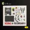 Kelik A-7D CORSAIR II - interior 3D decals for Trumpeter kit - 3D belsőtér-részletező matricakészlet