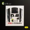 Kelik A-7D CORSAIR II - interior 3D decals for Trumpeter kit - 3D belsőtér-részletező matricakészlet
