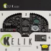 Kelik A-7D CORSAIR II - interior 3D decals for Trumpeter kit - 3D belsőtér-részletező matricakészlet