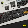 Kelik A-7D CORSAIR II - interior 3D decals for Trumpeter kit - 3D belsőtér-részletező matricakészlet
