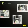 Kelik A-7E CORSAIR II - interior 3D decals for Trumpeter kit - 3D belsőtér-részletező matricakészlet