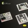 Kelik A-7E CORSAIR II - interior 3D decals for Trumpeter kit - 3D belsőtér-részletező matricakészlet