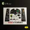 Kelik A-7E CORSAIR II - interior 3D decals for Trumpeter kit - 3D belsőtér-részletező matricakészlet