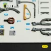 Kelik A-7E CORSAIR II - interior 3D decals for Trumpeter kit - 3D belsőtér-részletező matricakészlet