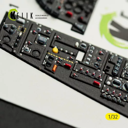 Kelik A-7E CORSAIR II - interior 3D decals for Trumpeter kit - 3D belsőtér-részletező matricakészlet