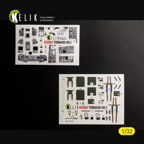   Kelik TORNADO GR.1 - interior 3D decals for Revell - 3D belsőtér-részletező matricakészlet