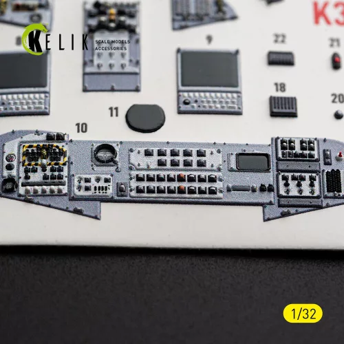 Kelik TORNADO GR.1 - interior 3D decals for Revell - 3D belsőtér-részletező matricakészlet