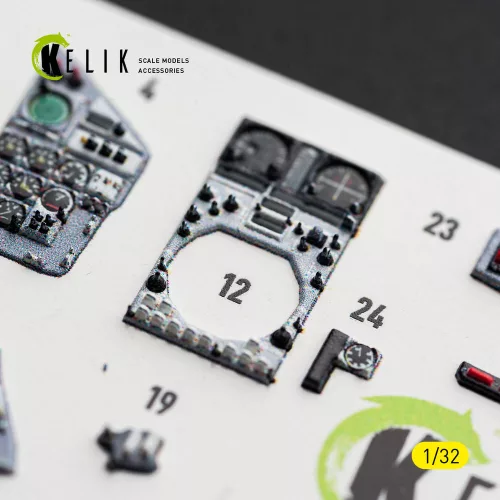 Kelik TORNADO GR.1 - interior 3D decals for Revell - 3D belsőtér-részletező matricakészlet