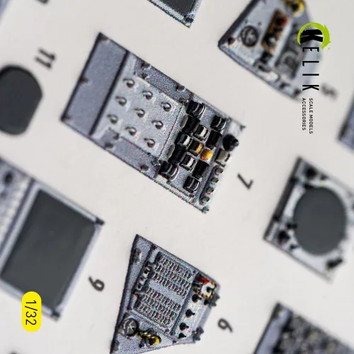 Kelik TORNADO GR.1 - interior 3D decals for Revell - 3D belsőtér-részletező matricakészlet