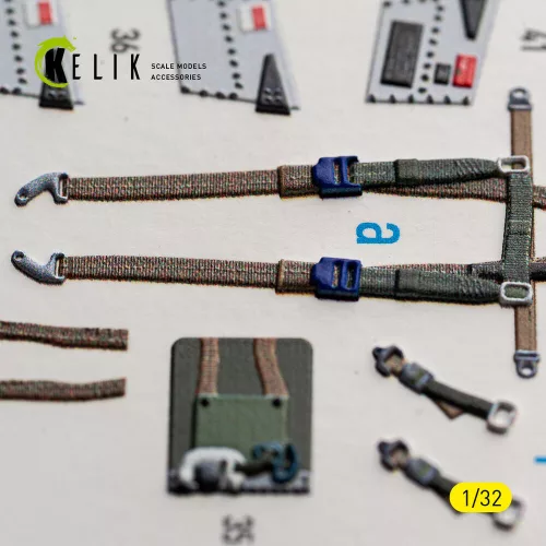 Kelik TORNADO GR.1 - interior 3D decals for Revell - 3D belsőtér-részletező matricakészlet
