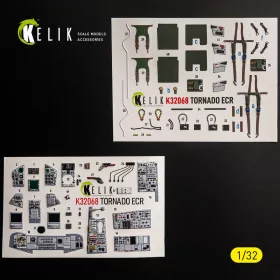   Kelik TORNADO ECR - interior 3D decals for Revell - 3D belsőtér-részletező matricakészlet