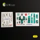 Kelik MiG-23 MF - interior 3D decals for Trumpeter - 3D belsőtér-részletező matricakészlet
