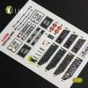 Kelik Unimog 404 interior 3D decals for ICM kit - 3D belsőtér-részletező matricakészlet