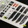 Kelik Unimog 404 interior 3D decals for ICM kit - 3D belsőtér-részletező matricakészlet
