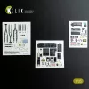 Kelik CH-54A Tarhe interior 3D decals for ICM kit - 3D belsőtér-részletező matricakészlet