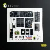 Kelik CH-54A Tarhe interior 3D decals for ICM kit - 3D belsőtér-részletező matricakészlet