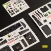 Kelik MH-60L Black Hawk interior 3D decals for Kitty Hawk / Zimimodel kit - 3D belsőtér-részletező matricakészlet
